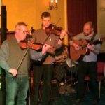 Finn, Sean and Pete Clark in action at the Royal Dunkeld Hotel on 2 February 2018