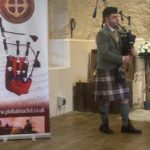 Bobby playing at Lochnell Castle Competition